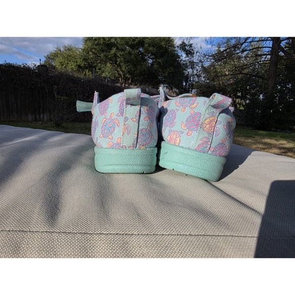 Simply Southern Slip On Shoes womans pink turtle Size 9 - Picture 3 of 13